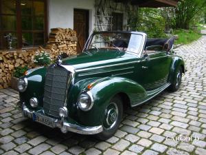 Mercedes 220 Cabriolet A, post-war, Stefan C. Luftschitz, Beuerberg, Riedering  
